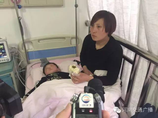 小浩天的母親通過河南交通廣播向所有幫助他們的人表達了感謝！