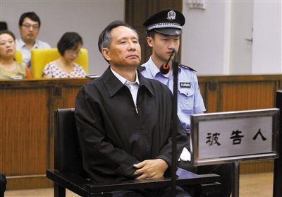9月10日，北京市第二中級(jí)人民法院，張曙光在庭審中。