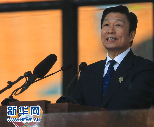 12月10日，國(guó)家副主席李源潮在南非約翰內(nèi)斯堡出席南非政府為前總統(tǒng)曼德拉舉行大型官方追悼活動(dòng)并致辭。