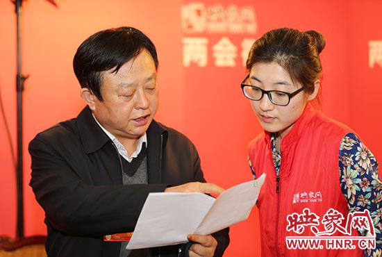 全國人大代表喬彬接受映象網(wǎng)采訪。