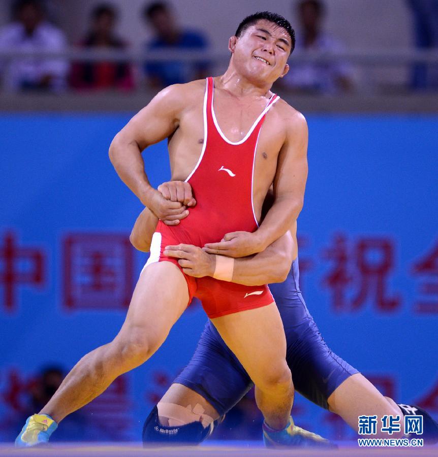 （全運(yùn)會）摔跤——男子古典式84公斤級：趙海軍奪冠