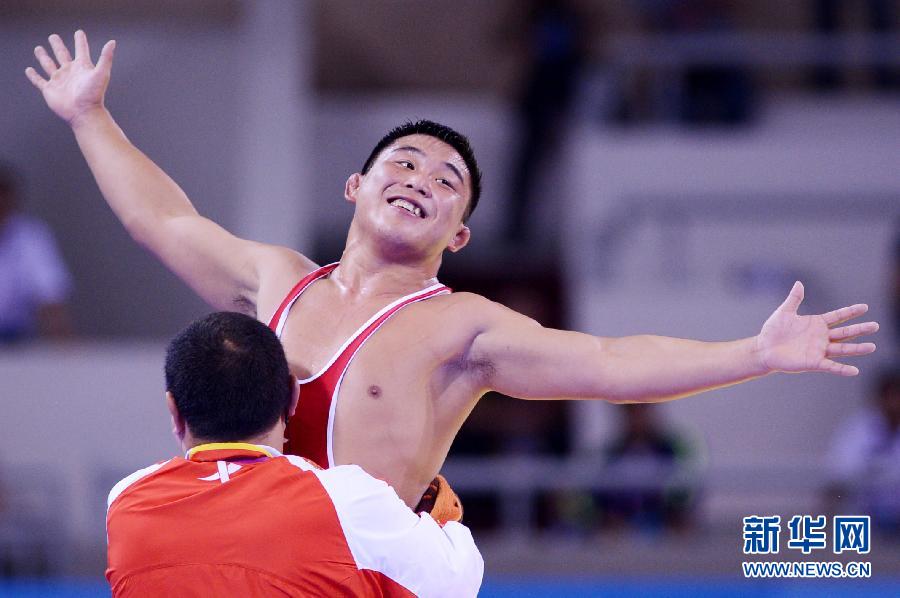 摔跤——男子古典式84公斤級：河南隊(duì)趙海軍奪冠