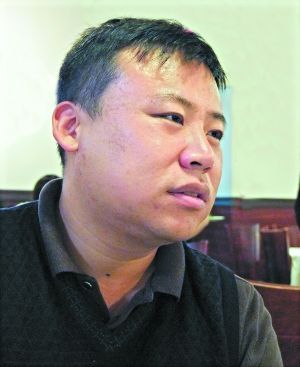 來(lái)自廣東的留學(xué)生馬博打算回國(guó)就業(yè)。（陳安 攝）