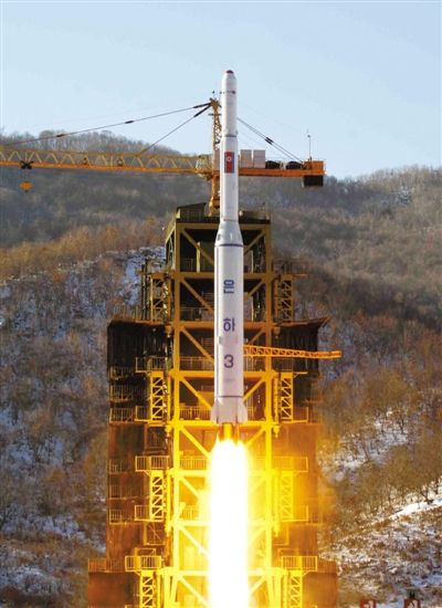 去年12月12日，朝鮮發(fā)射衛(wèi)星。