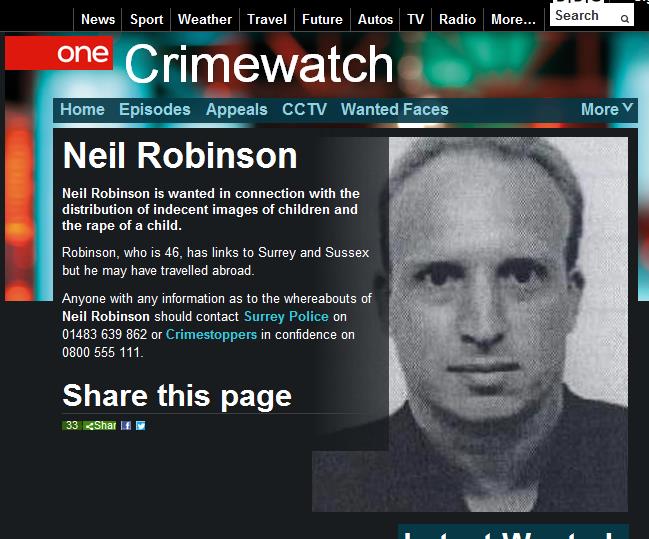 據(jù)英國廣播公司（BBC）網(wǎng)站消息，英國警方正在通緝一名涉嫌傳播淫穢兒童照片和性侵兒童的逃犯，有跡象顯示，他有可能潛伏在中國北京的國際學校當老師。