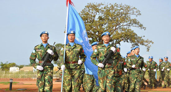 資料圖：中方將派遣700名官兵前往南蘇丹進(jìn)行維和。
