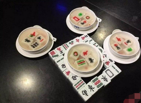 來碗清一色！火鍋店推出創(chuàng)意麻將湯圓