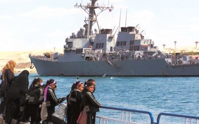 美國(guó)海軍“馬漢”號(hào)驅(qū)逐艦（資料圖片）。圖/CFP
