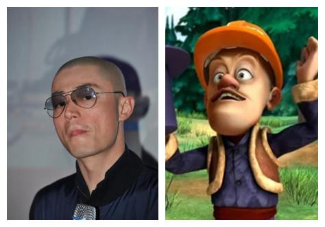 霍建華撞臉光頭強(qiáng) 這畫風(fēng)差別有點(diǎn)大?。ńM圖）