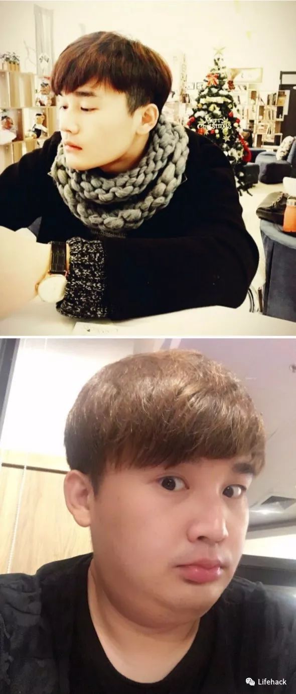 長胖20斤，臉型怎么變？這些例子看完扎心了！