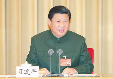 中央軍委改革工作會議11月24日至26日在京舉行。中共中央總書記、國家主席、中央軍委主席、中央軍委深化國防和軍隊改革領導小組組長習近平出席會議并發(fā)表重要講話。 新華社記者 李剛攝