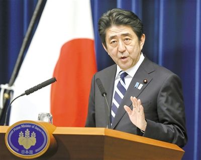  日本首相安倍晉三。