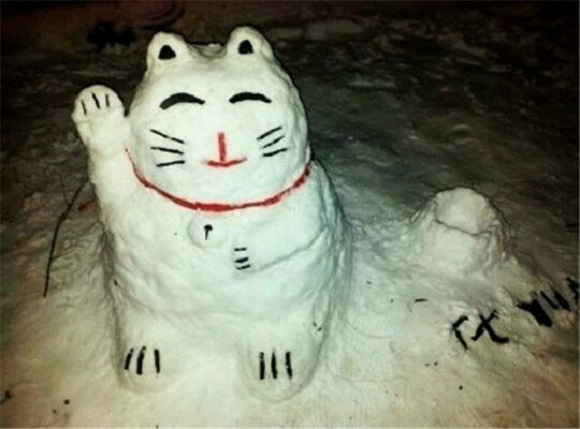 創(chuàng)意十足！日系列卡通雪人走紅