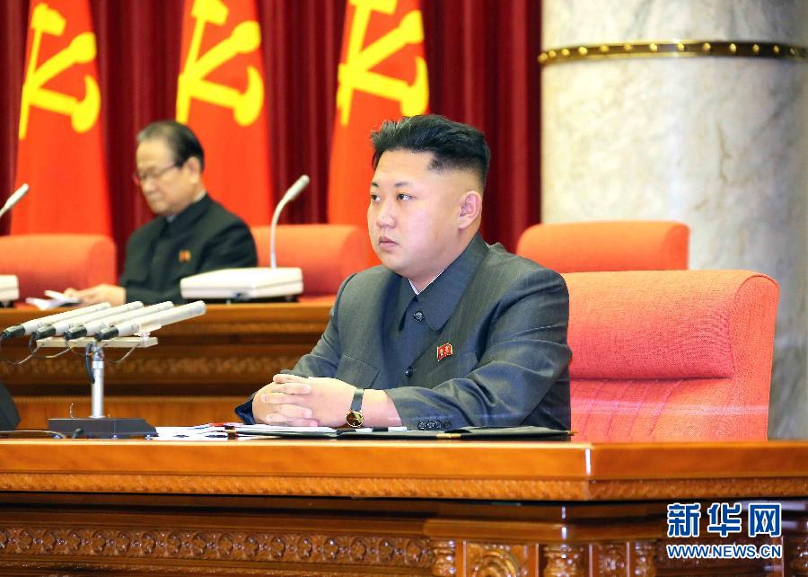 12月8日，在朝鮮平壤，朝鮮勞動黨第一書記金正恩出席并指導(dǎo)朝鮮勞動黨中央政治局?jǐn)U大會議。