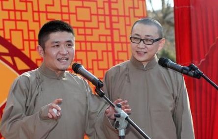 陜西籍相聲演員苗阜、王聲將帶來反腐主題相聲