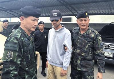 9月1日，泰國警方在泰國與柬埔寨邊境抓獲曼谷爆炸案主要嫌疑犯。圖/CFP