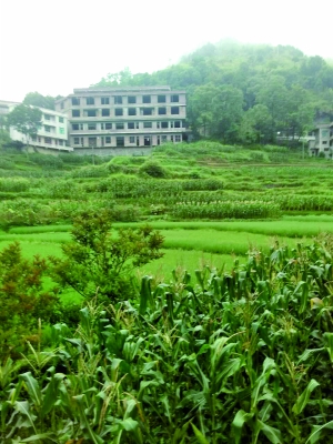 湖南新邵縣迎光鄉(xiāng)上沙溪村支書彭承雙家新蓋的房子。