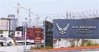 5月28日，韓國烏山市，美駐韓空軍基地