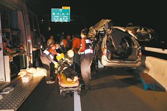 嘉義縣八十二號(hào)快速道路發(fā)生死亡車(chē)禍，造成二死一重傷慘劇。