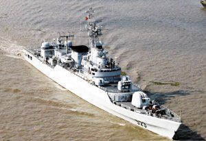 中國海軍053H3江衛(wèi)II型護衛(wèi)艦。