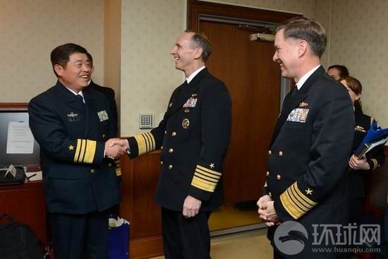 解放軍海軍副司令訪美談及環(huán)太軍演。