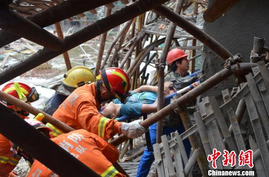 事故現(xiàn)場。丁強 攝